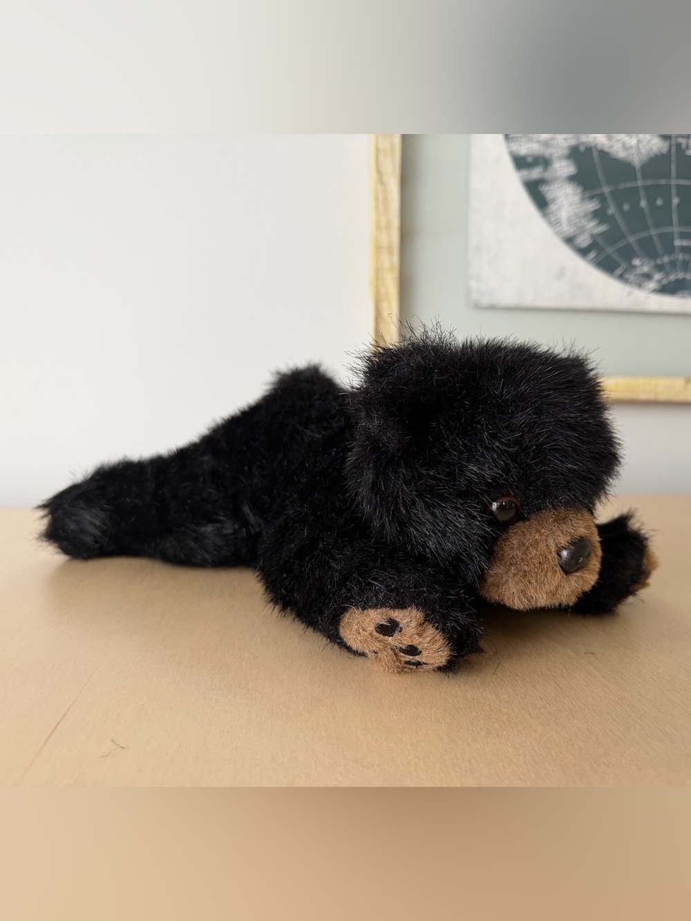 The Bearington Collection Rocky Black Bear Cub Plush